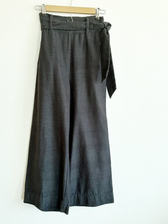 Frances Valentine Pants - Frances Valentine Cropped Wide Leg Pants